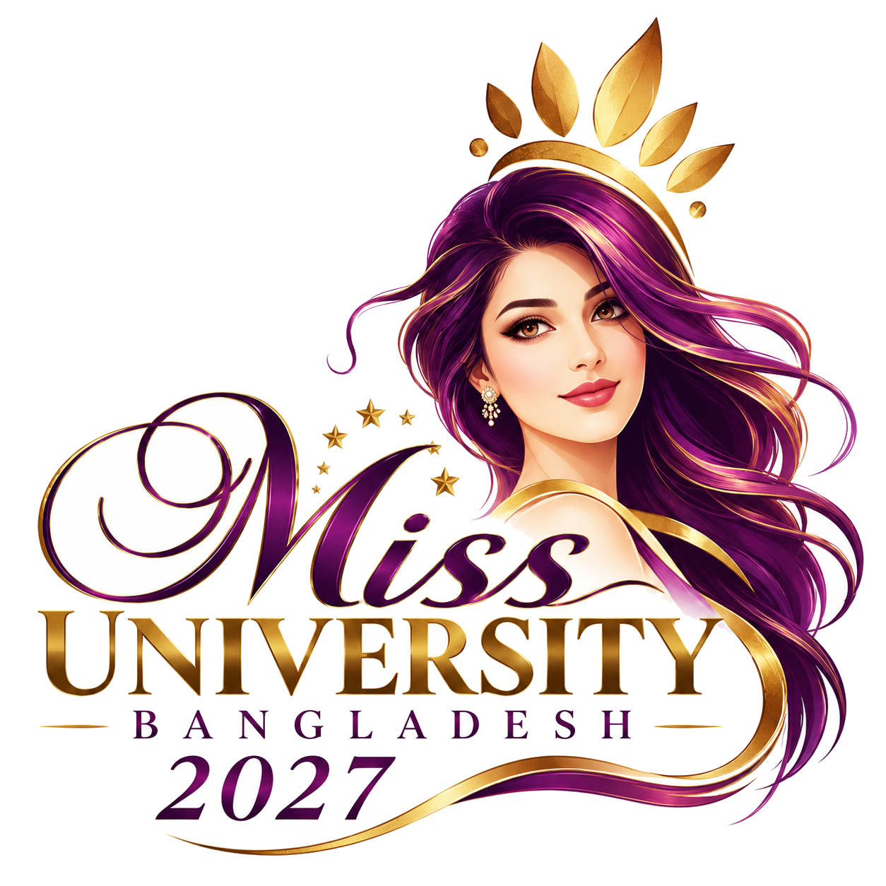 Official Miss University Bangladesh 2027 logo